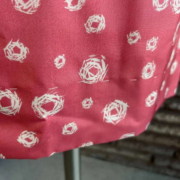 Vintage Salmon Pink Handmade Waisted Modest Sheath Dress - Picture 7 of 9